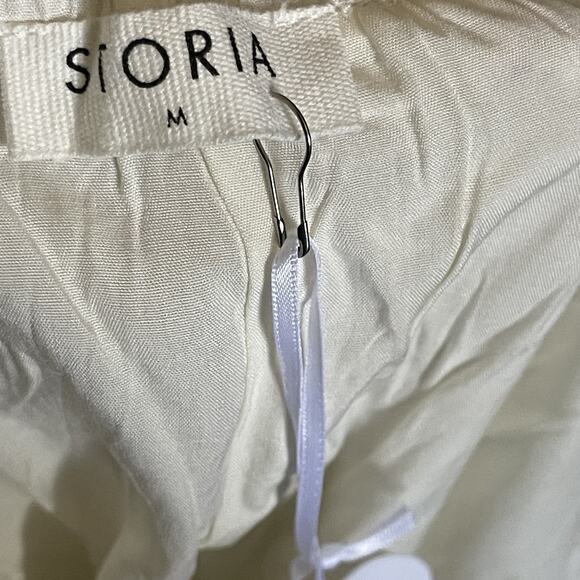 Storia Floral Babydoll Dress Coquette Cottagecore Dainty Boho Medium NWT - Picture 3 of 8